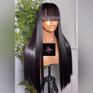 Luxury Joyhairluxury raw bone closure bang unit